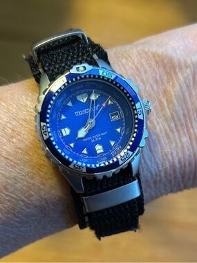 Momentum Prof. Steel Dive Watersports Watch by St. Moritz Watch Co. Swiss Made